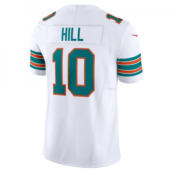 Men's Miami Dolphins Tyreek Hill Nike White Vapor F.U.S.E. Limited Jersey