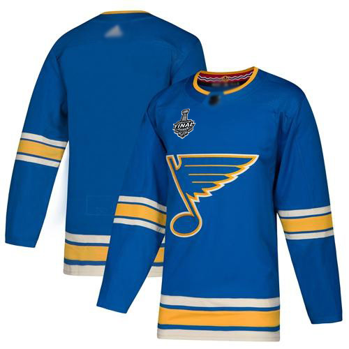 St. Louis Blues Blank Blue Alternate Stanley Cup Final Bound Stitched Adidas NHL Jersey