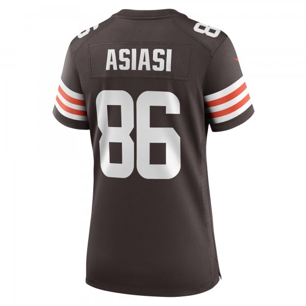 Women's Cleveland Browns Devin Asiasi Nike  Brown  Game Jersey