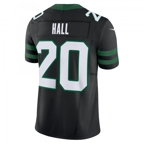 Men's New York Jets Breece Hall Nike Legacy Black Alternate Vapor F.U.S.E. Limited Jersey