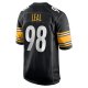 Men's Pittsburgh Steelers DeMarvin Leal Nike Black Game Player Jersey