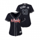 Women's Atlanta Braves Ronald Acuna Jr. Majestic Alternate 2019 Cool Base MLB Jersey