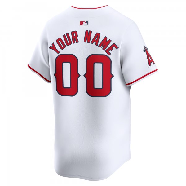 Men's Los Angeles Angels Nike White Home Limited Custom Jersey