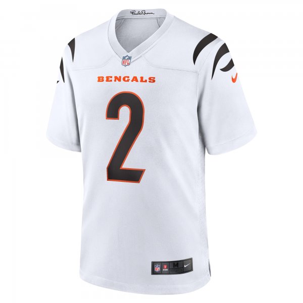 Men's Cincinnati Bengals Evan McPherson Nike White Game Player Jersey