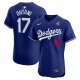 Men's #17 Los Angeles Dodgers Shohei Ohtani Nike Royal 2024 World Series Alternate Elite Player Jersey