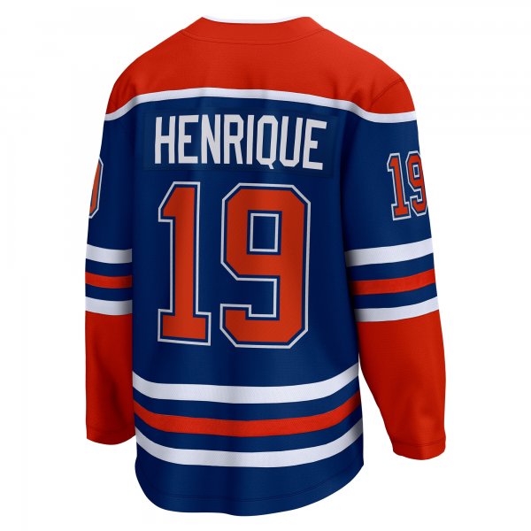 Men's Edmonton Oilers Adam Henrique Fanatics Royal Home Breakaway Jersey