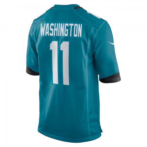 Men's Jacksonville Jaguars Parker Washington Nike  Teal Team Game Jersey