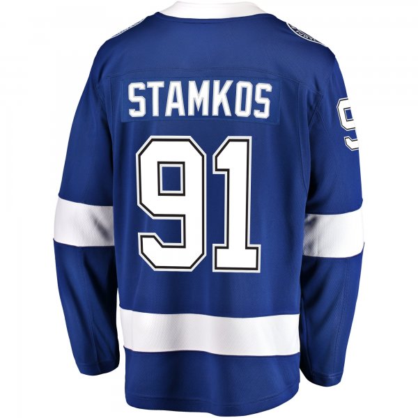 Men's Tampa Bay Lightning Steven Stamkos Fanatics Blue Breakaway Player Jersey