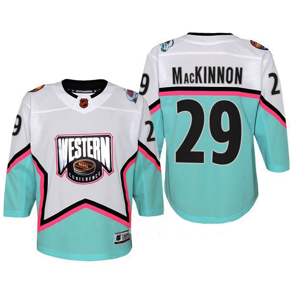 Men's NHL Colorado Avalanche Nathan MacKinnon Western All Star #29 Jersey