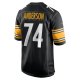 Men's Pittsburgh Steelers Spencer Anderson Nike  Black  Game Jersey