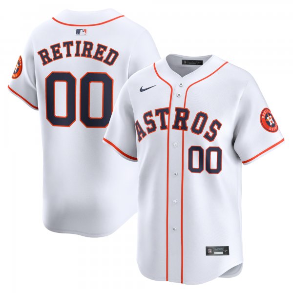 Men's Houston Astros Nike White Home Limited Pick-A-Player Retired Roster Jersey