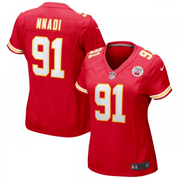 Women's Kansas City Chiefs Derrick Nnadi Nike Red Game Jersey