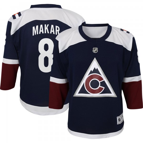 Youth Colorado Avalanche Cale Makar Navy Replica Player Jersey