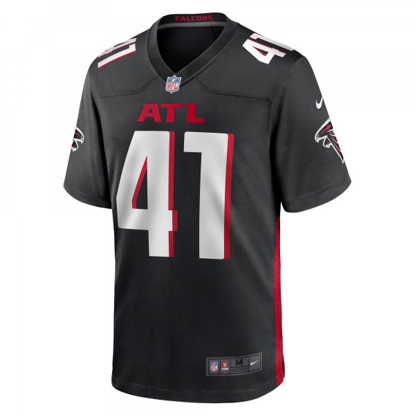 Men's Atlanta Falcons Lukas Denis Nike  Black  Game Jersey