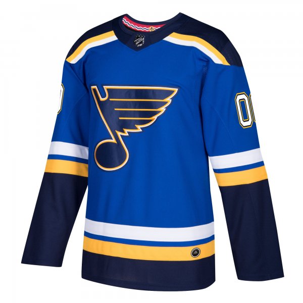 Men's St. Louis Blues adidas Blue Custom Jersey