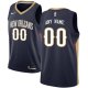 Men's Nike New Orleans Pelicans Navy Swingman Icon Edition Custom Jersey