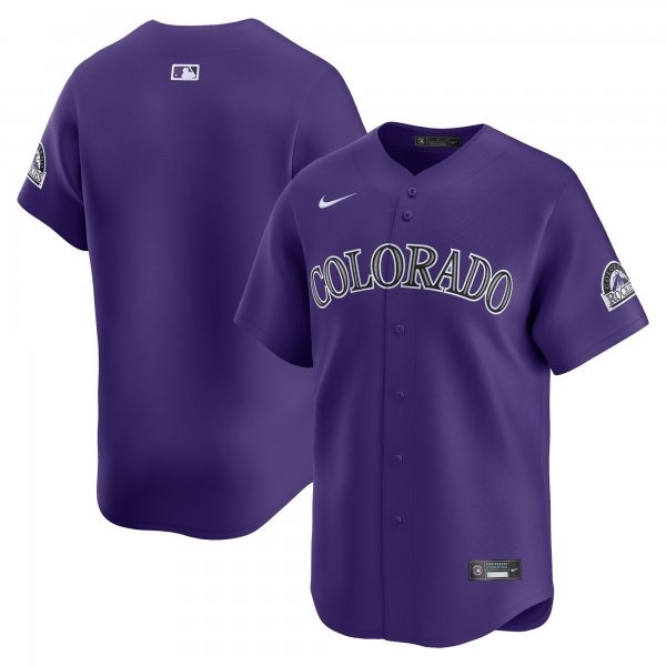 Men's Colorado Rockies  Nike Purple  Alternate Limited Jersey