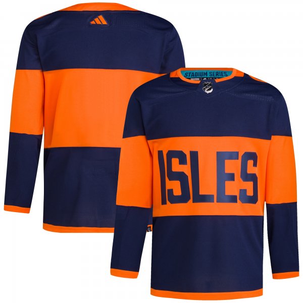 Men's New York Islanders  adidas Navy 2024 NHL Stadium Series Primegreen Jersey