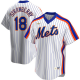 Men's NIKE New York Mets #18 Darryl Strawberry Home Cooperstown Collection Player White MLB Jersey