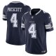 Men's Dallas Cowboys Dak Prescott Nike Navy Vapor F.U.S.E. Limited Jersey