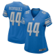 Women's Detroit Lions #44 Malcolm Rodriguez Blue Vapor Limited Nike NFL Jersey