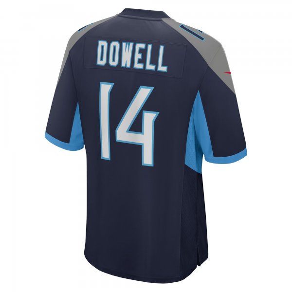 Men's Tennessee Titans Colton Dowell Nike  Navy Team Game Jersey