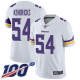 Men's Minnesota Vikings #54 Eric Kendricks White Stitched NFL 100th Season Vapor Limited Jersey