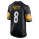 Men's Pittsburgh Steelers Kenny Pickett Nike Black Player Game Jersey