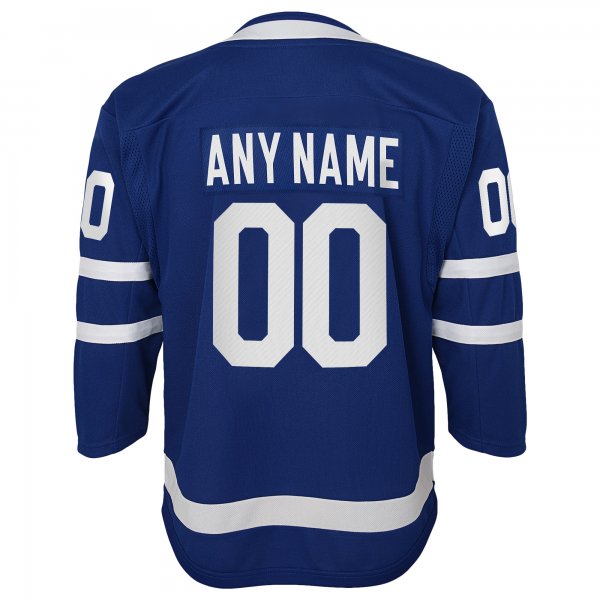 Youth Toronto Maple Leafs Blue Home Premier Custom Jersey