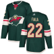 Men's Adidas Minnesota Wild #22 Kevin Fiala Green Home NHL Jersey