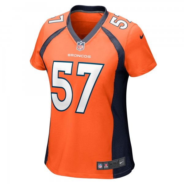 Women's Denver Broncos Ben Niemann Nike  Orange Team Game Jersey