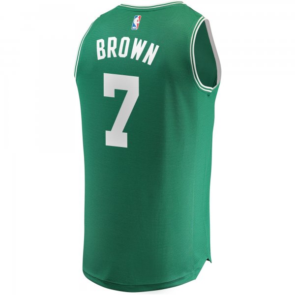 Men's Boston Celtics Jaylen Brown Fanatics Kelly Green Fast Break Replica Jersey - Icon Edition