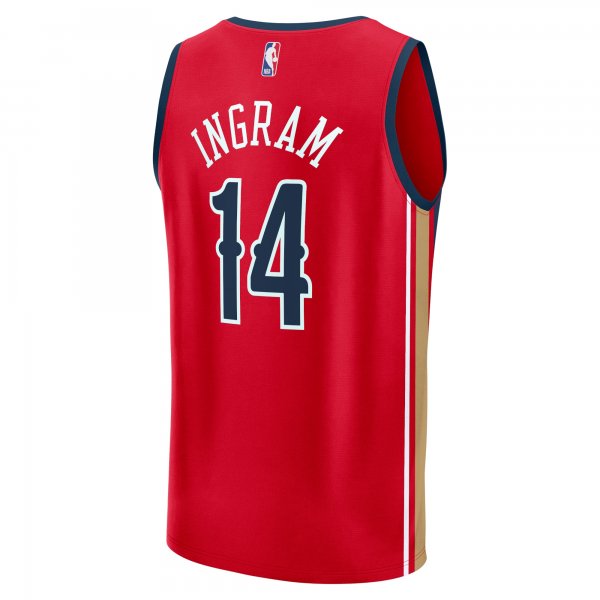 Men's New Orleans Pelicans Brandon Ingram Fanatics Red Fast Break Replica Player Jersey - Statement Edition