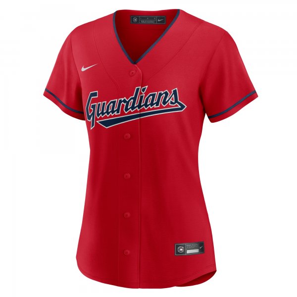 Women's Cleveland Guardians Nike Red Alternate Replica Team Jersey