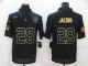 Men's Las Vegas Raiders #28 Josh Jacobs Black 2020 Salute To Service Stitched NFL Nike Limited Jersey