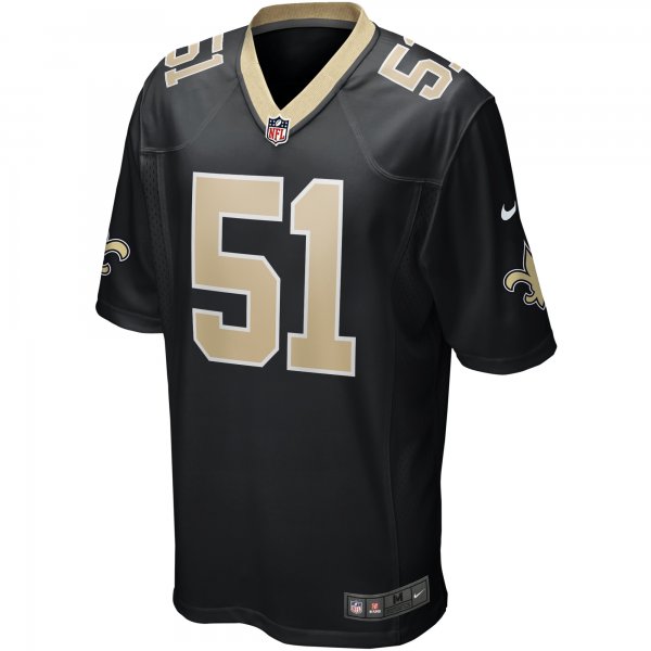 Men's New Orleans Saints Cesar Ruiz Nike Black Game Jersey