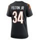 Women's Cincinnati Bengals Demetric Felton Jr. Nike  Black Team Game Jersey