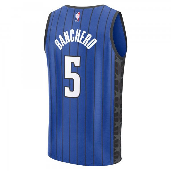 Youth Orlando Magic Paolo Banchero Fanatics Blue Fast Break Replica Player Jersey - Statement Edition