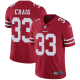 Men's Nike San Francisco 49ers #33 Roger Craig Limited Home Red NFL Vapor Untouchable Jersey