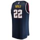 Men's Denver Nuggets Zeke Nnaji Fanatics Navy 2021/22 Fast Break Replica Jersey - Icon Edition