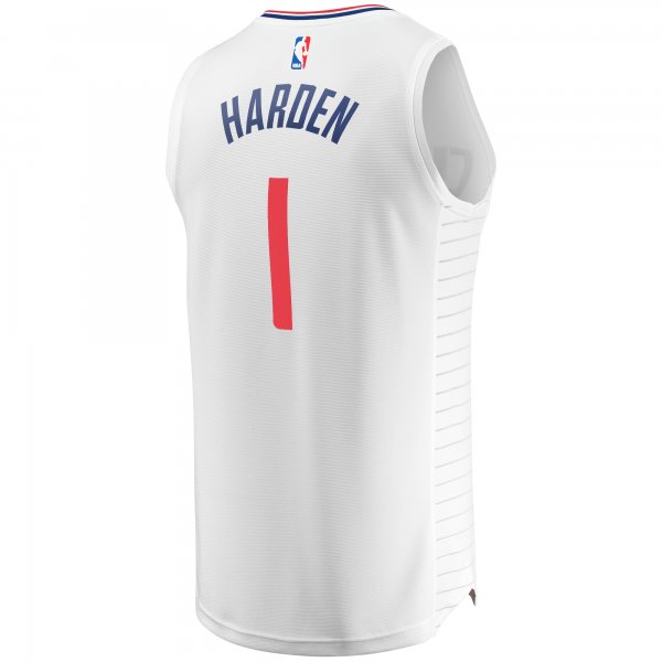 Men's LA Clippers James Harden Fanatics White Fast Break Player Jersey - Association Edition