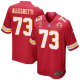 Nick Allegretti #73 Kansas City Chiefs Super Bowl LVII Champions 3 Stars Men's Game Red NFL Jersey