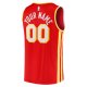 Youth Atlanta Hawks  Fanatics Red Fast Break Custom Jersey - Icon Edition