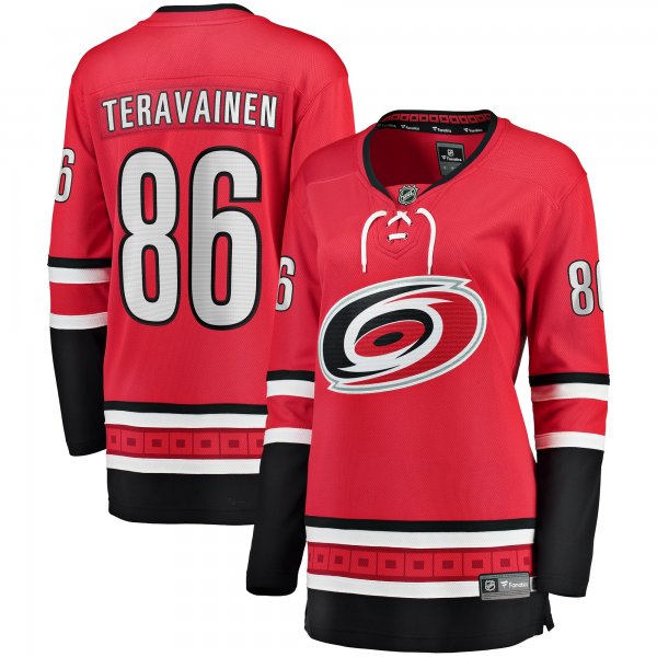 Women's Carolina Hurricanes Teuvo Teravainen Fanatics Red Alternate Breakaway Player Jersey