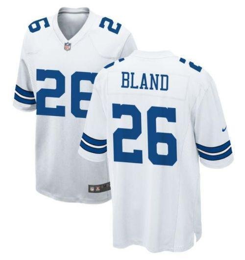 Men's #26 DaRon Bland Dallas Cowboys stitched Jersey White Limited Jersey