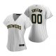 Women's Milwaukee Brewers Custom Nike White 2020 Alternate Jersey