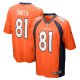 Men's Denver Broncos Tre'Quan Smith Nike  Orange  Game Jersey