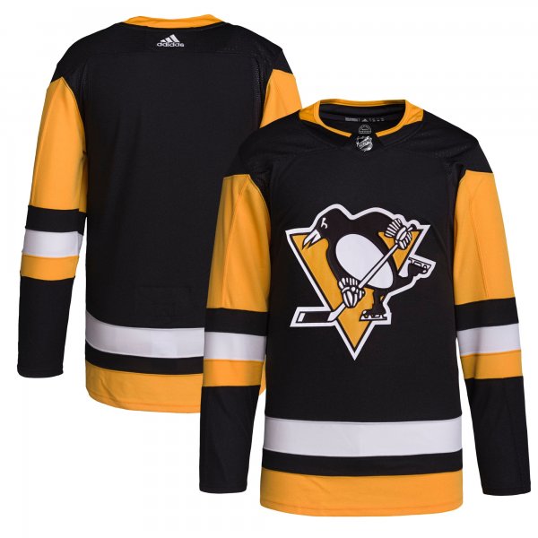 Men's Pittsburgh Penguins adidas Black Home Primegreen Jersey