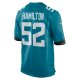 Men's Jacksonville Jaguars DaVon Hamilton Nike Teal Game Jersey