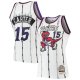 Men's Toronto Raptors Vince Carter Mitchell & Ness White 1998/99 Hardwood Classics Jersey